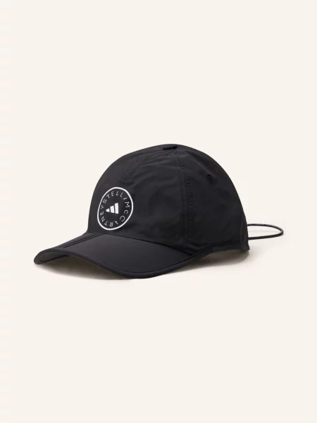Czapka z daszkiem Adidas do biegania czarna