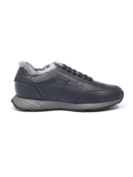 Sneakersy Baldinini skórzane niebieskie