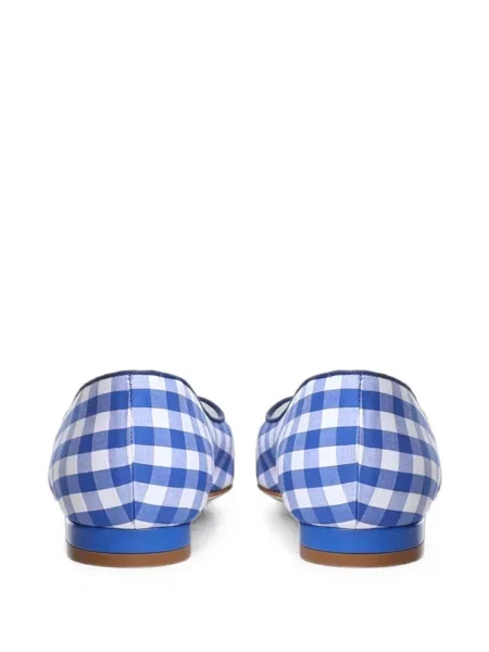 Pantofi cu toc Manolo Blahnik cu imagine albastru