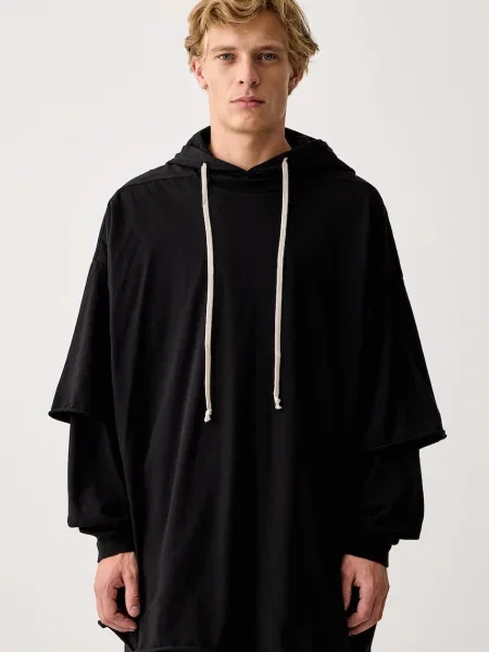 Rick Owens DRKSHDW Tommy Hustler hanorac cu glugă din pentru bărbați
