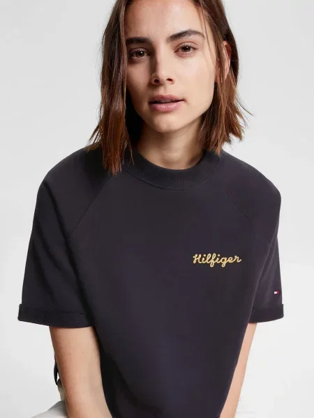 Махровая футболка Tommy Hilfiger синяя