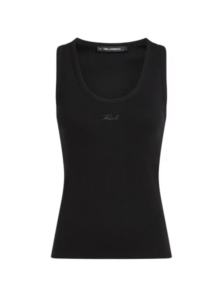 Top Karl Lagerfeld cu autograf negru