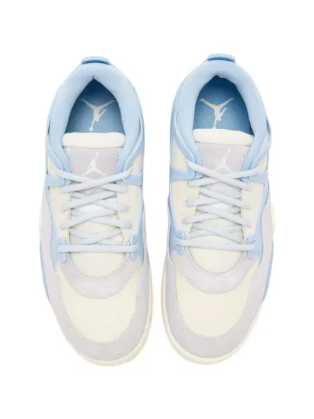 Бягане чехли Nike на платформе бродирани оранжево