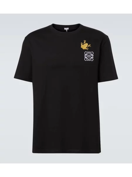 Tricou Loewe din jerseu negru
