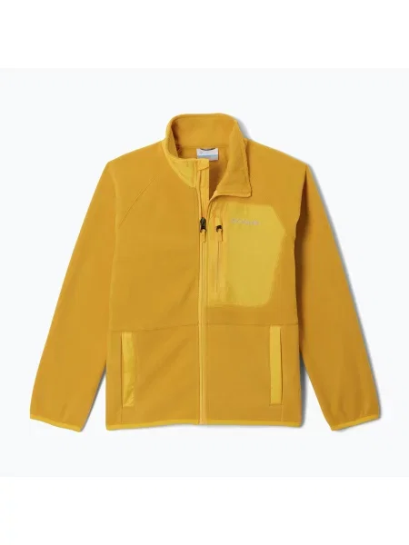 Gyerek polár pulóver Columbia Fast Trek V Full Zip squash/stinger. Méret: L sárga