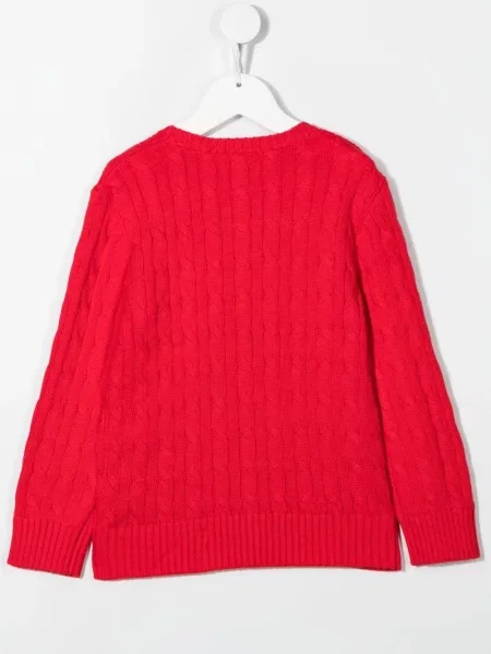 Koszulka polo dziecięca Polo Ralph Lauren czerwona