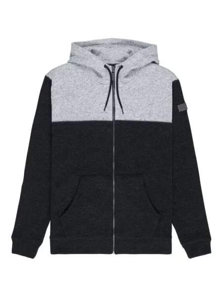 Quiksilver Μπλούζα Keller Block Zip γκρι