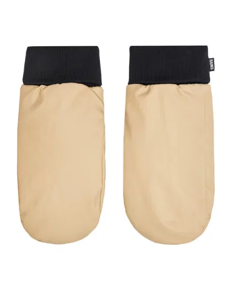 Rains Рукавички Alta Puffer Mittens бежевий