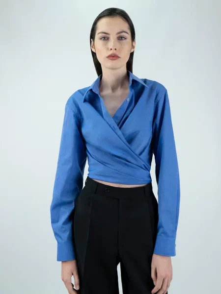 Be & Aver Блуза Синій/блакитний синя