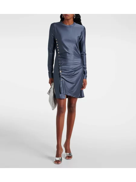Rochie Rabanne din jerseu gri