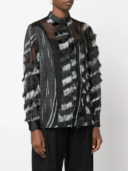 Blúzka Alberta Ferretti čierna