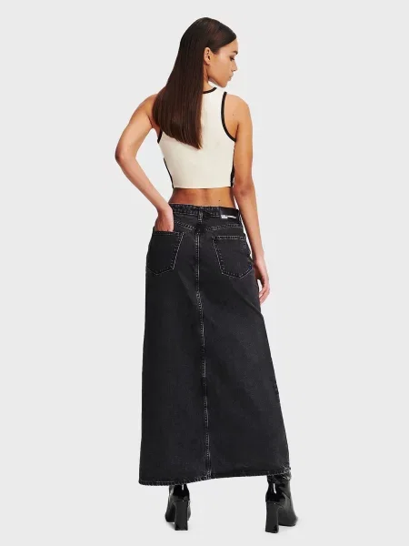 Джинсовая юбка Karl Lagerfeld Jeans черная