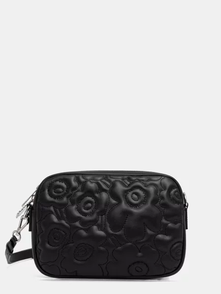 Marimekko geantă crossbody din piele negru