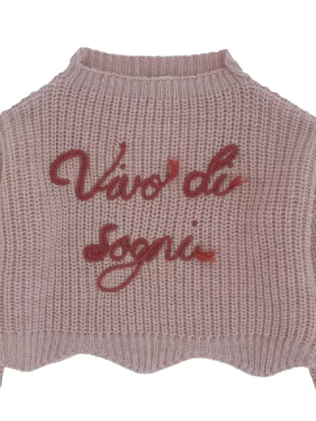 Sweter dziecięcy Magil różowy