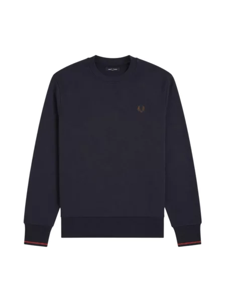 Bluza nierozpinana Fred Perry niebieska