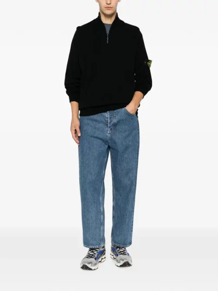 Pulover Stone Island cu strasuri negru