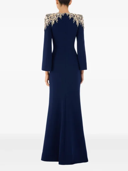 Rochie maxi Jenny Packham de costum albastru