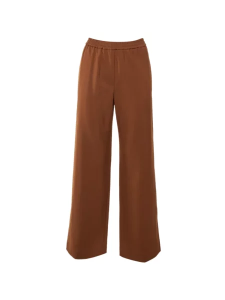 Pantaloni Weekend Max Mara de lână maro