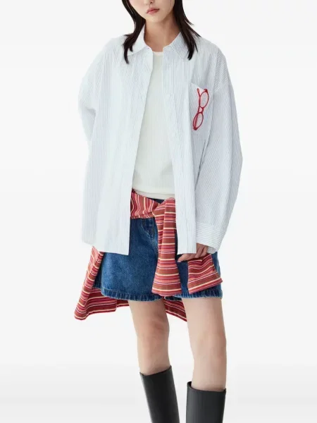 Cămașă Studio Tomboy cu dungi alb