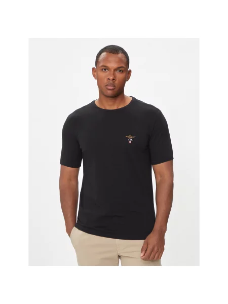 Aeronautica Militare T-Shirt Regular Fit μαύρο