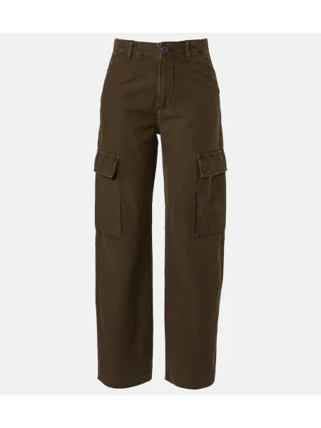 Pantaloni cargo Citizens Of Humanity din țesătură twill verde