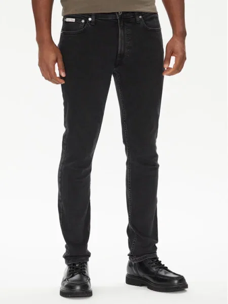 Calvin Klein Jeans Blugi Skinny Fit negru