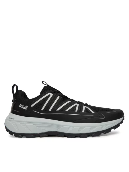 Turistiniai batai Jack Wolfskin Wild Hike Low M juoda