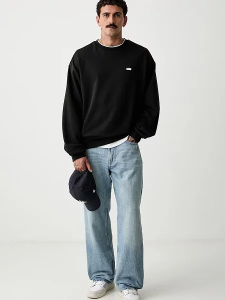 Vans hanorac oversized pentru bărbați din negru