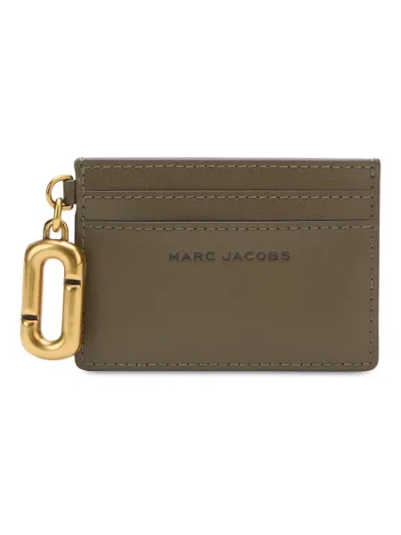 MARC JACOBS etui na karty skórzane CARD CASE beżowy