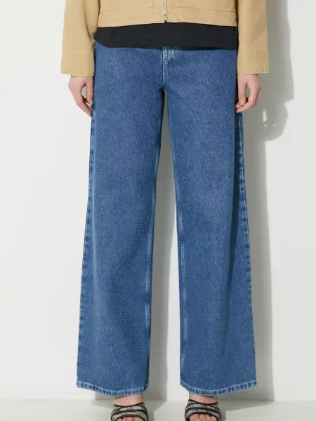 Джинси Carhartt WIP Jens Pant висока посадка