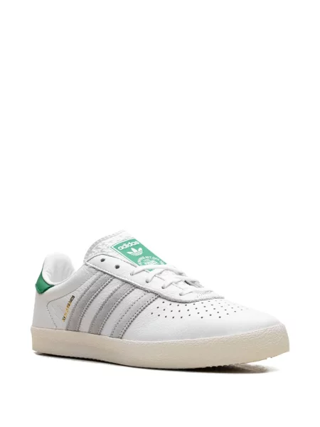 Sneakerși Adidas Gazelle de catifea alb