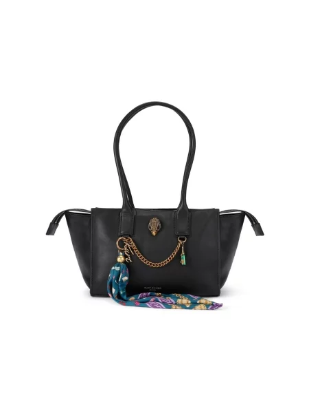 Kurt Geiger London kabelka typu shopper dámska kožená SLOANE čierna