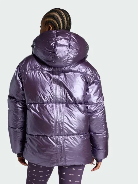 Демисезонная куртка Adidas фиолетовая