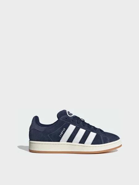 Кожаные кеды Adidas синие