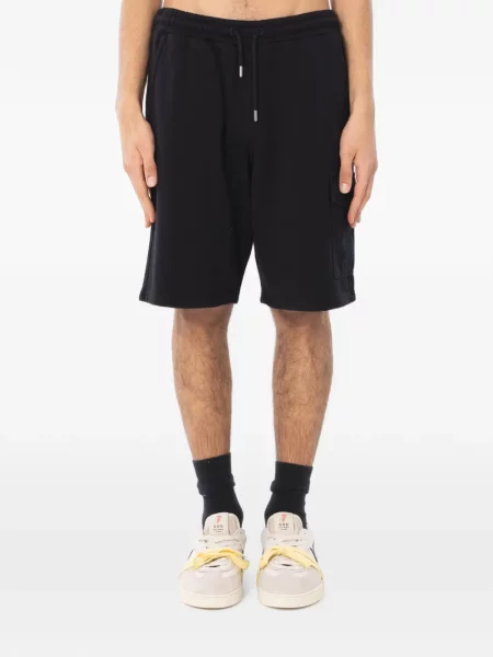 Pantaloni scurți cargo Mc2 Saint Barth cu cordon negru