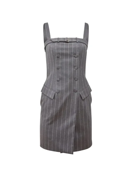 Mała mały sukienka mini Fleur Du Mal garniturowa szara