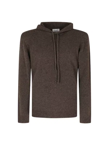 Bluza z kapturem dziecięca Roberto Collina brązowa