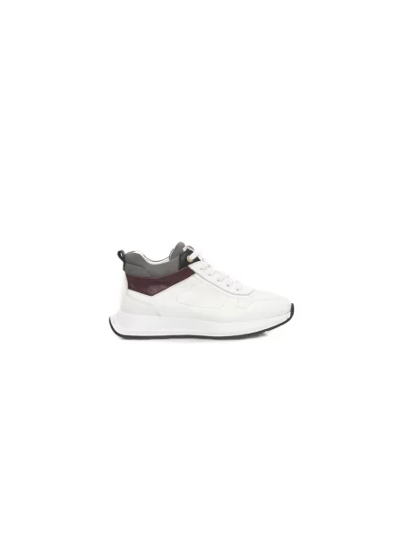 Sneakersy Cerruti 1881 skórzane na platformie białe