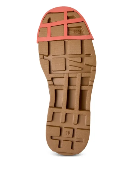 Pantofi derby Camper cu șireturi din piele maro