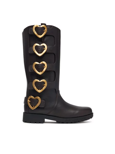 LOVE MOSCHINO Csizma Sötétbarna