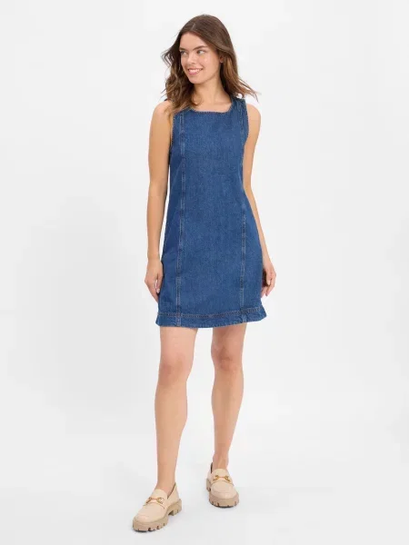 Marc O'Polo Denim Dżinsowa sukienka Kobiety jednolity S niebieski