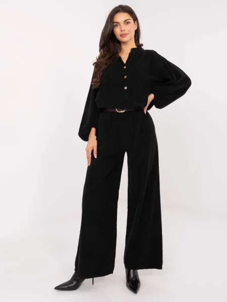 Pantaloni Italy Moda negru
