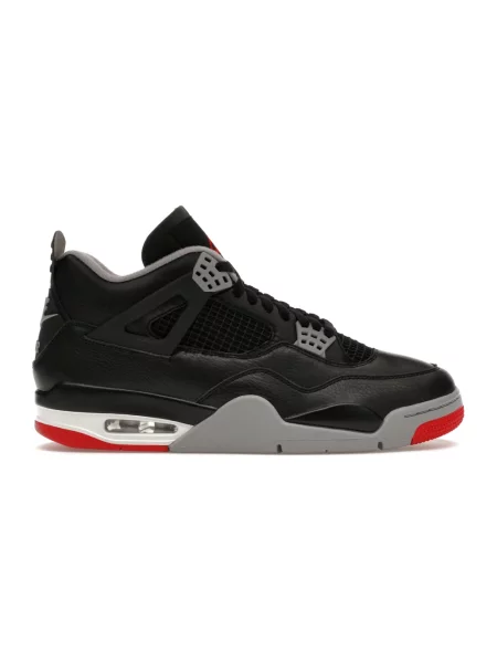 Sneakersy Jordan Air Jordan 4 skórzane retro czarne