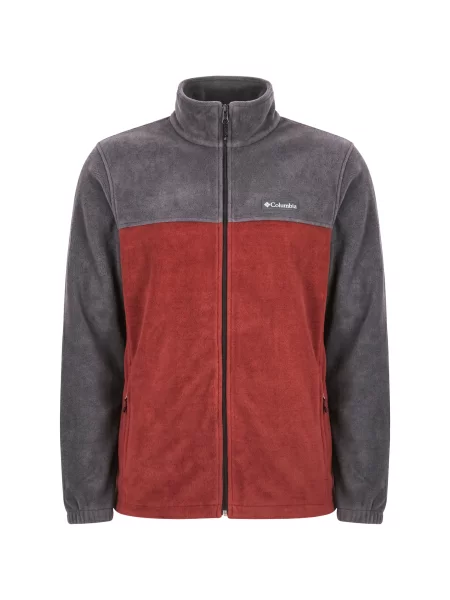 COLUMBIA Jachetă fleece funcțională Steens Mountain™ bazalt / roșu ruginiu gri