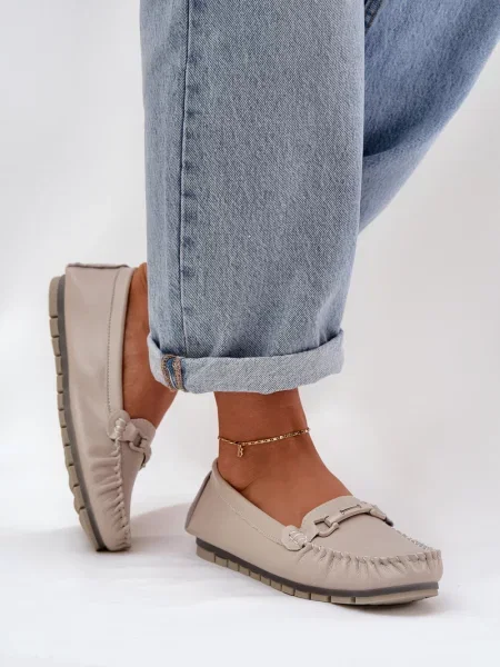 Usnjene mokasini S. Barski brez pet