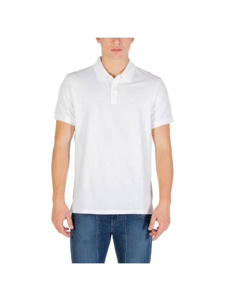 Klasična polo majica Calvin Klein Jeans bijela
