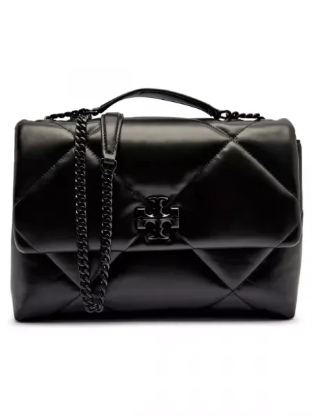 TORY BURCH De piele geantă pe umăr Kira Diamond negru