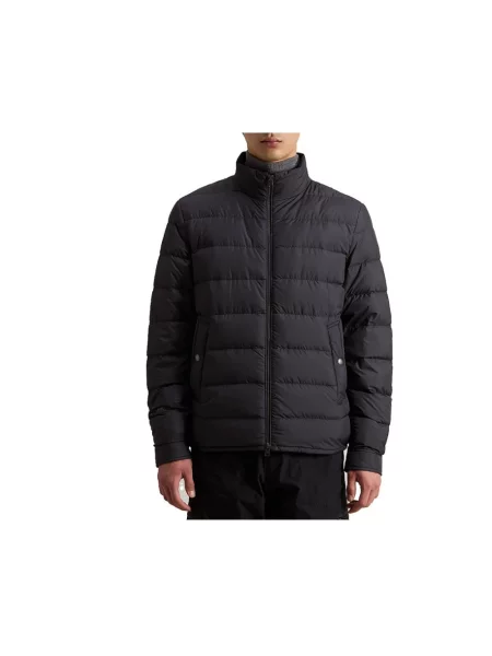 Kurtka puchowa Woolrich z mikrofibry czarna