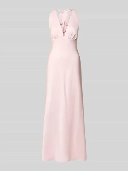 Sukienka maxi z dekoltem w serek model Dascha' Joop! różowa