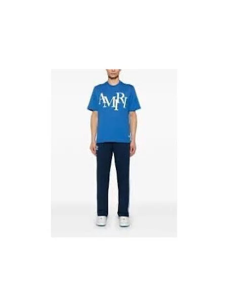 Tricou Amiri cu autograf albastru